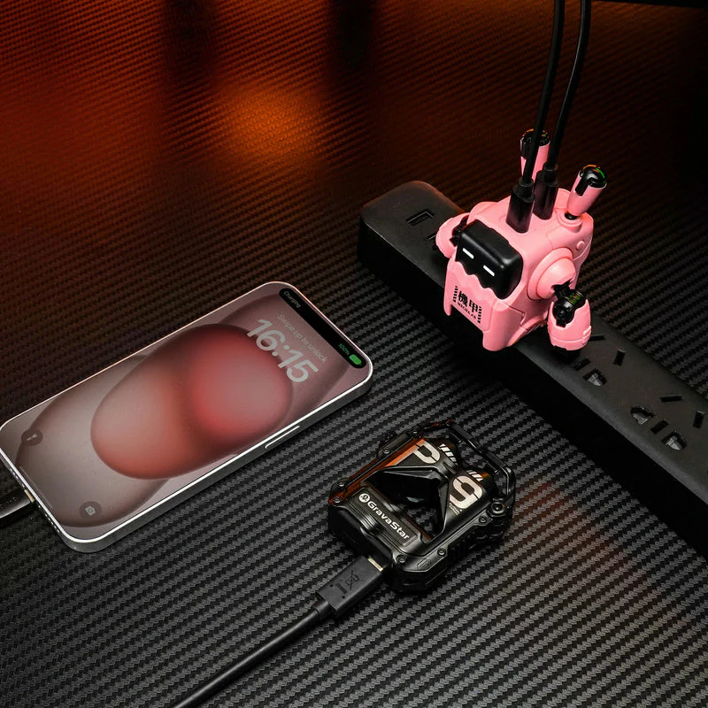 Delta35 35W GaN Fast Charger - Pink (EU & UK Plug) - Image 9