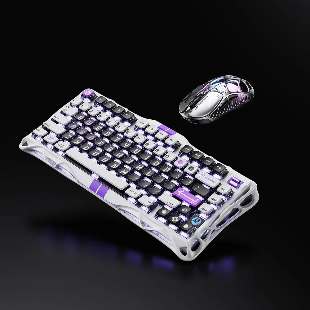 GravaStar 8000Hz Ultra-Fast Hall Effect Gaming Set - Stealth Black/Mecha Gray - Image 4