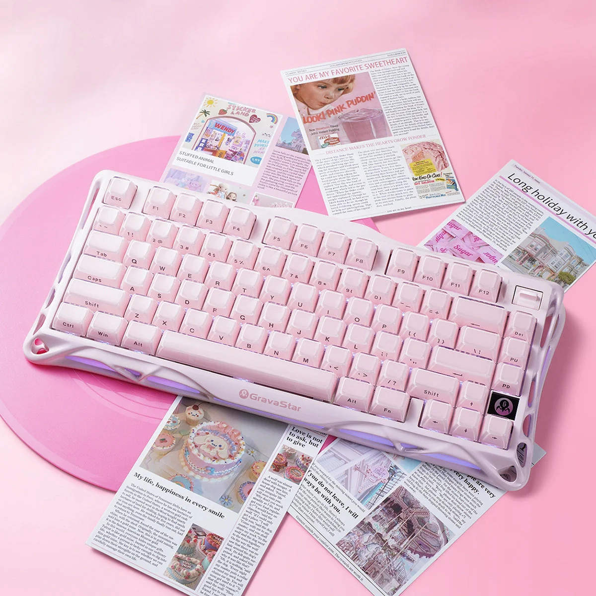GravaStar Pro Gaming Set - Sakura Pink - Image 3