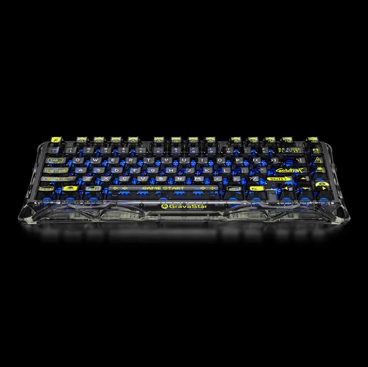 Mercury K1 Lite Keyboard - Transparent Black - Image 3