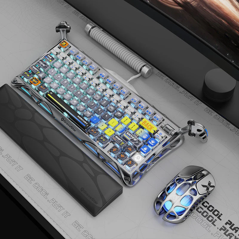 Mercury K1 Pro Keyboard - Interstellar Silver - Image 7