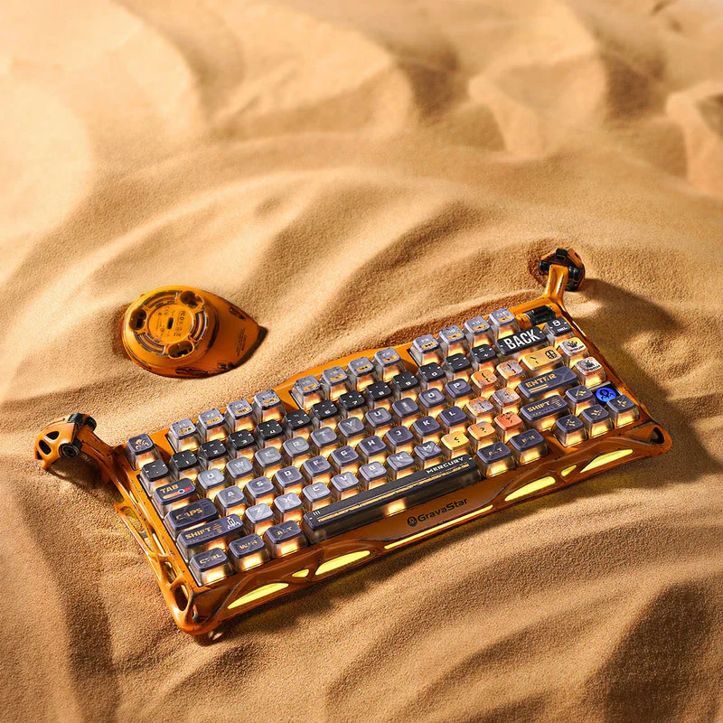 Mercury K1 Pro Special Edition Keyboard - Battle-Worn Yellow - Image 3