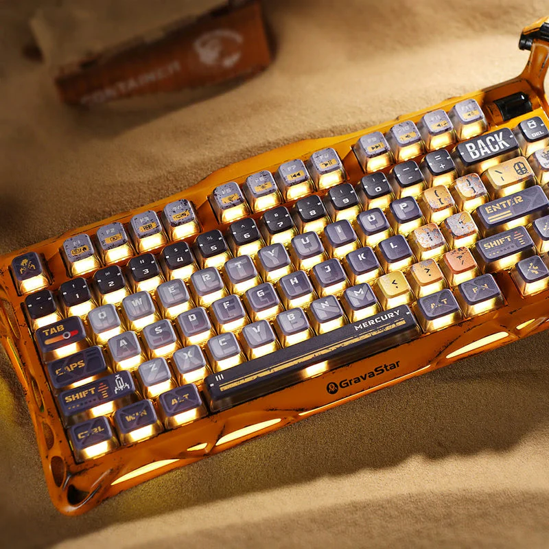 Mercury K1 Pro Special Edition Keyboard - Battle-Worn Yellow - Image 4