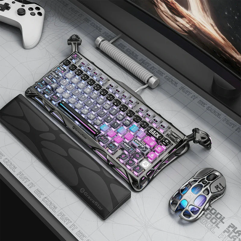 Mercury K1 Pro Special Edition Keyboard - Cyberpunk - Image 7