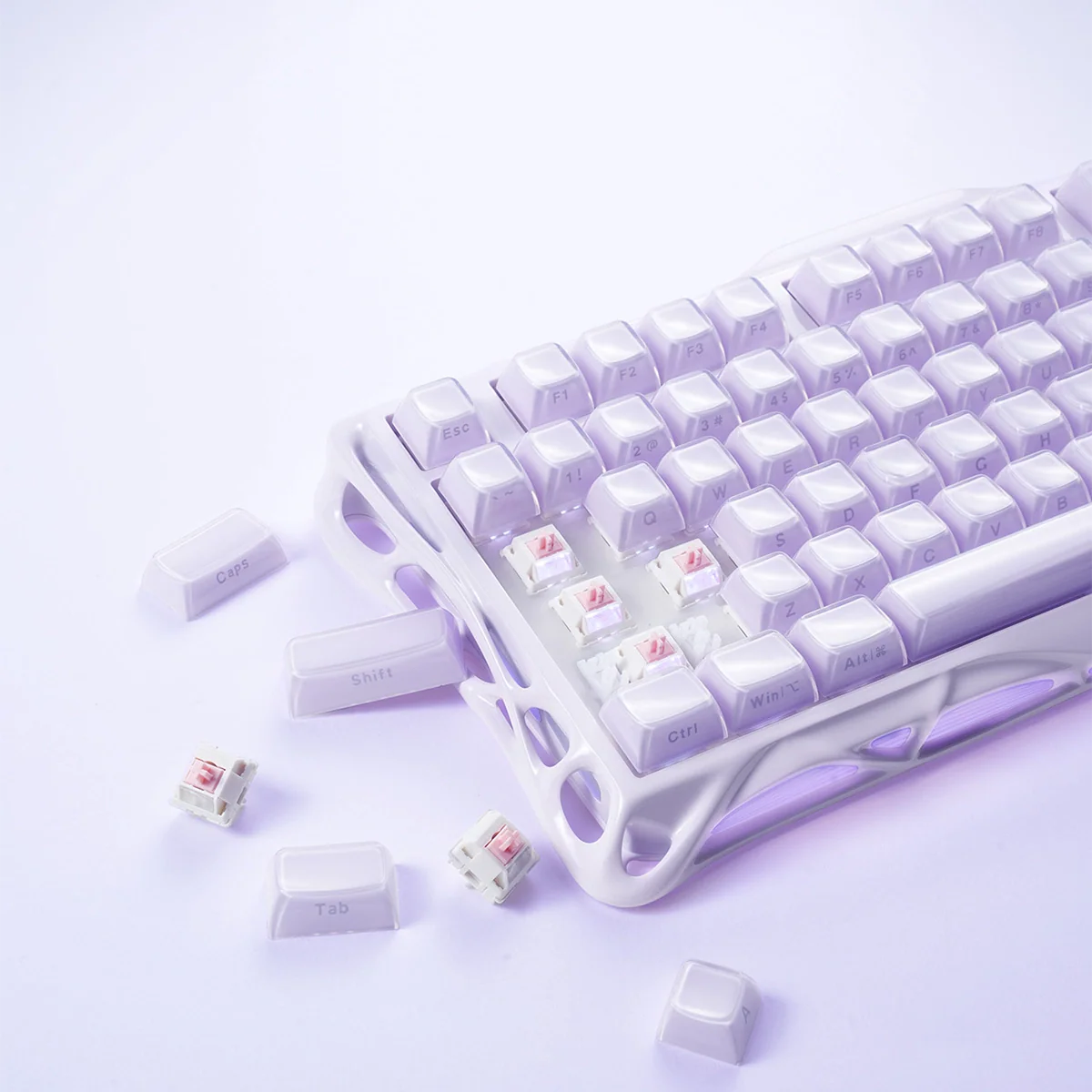 Mercury K1 Special Edition Keyboard - Lavender Purple - Image 3