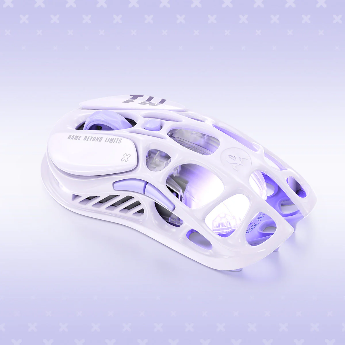 Mercury M1 Pro Special Edition Gaming Mouse - Lavender Purple - Image 3