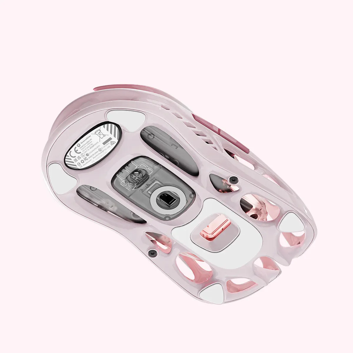 Mercury M1 Pro Special Edition Gaming Mouse - Sakura Pink - Image 6