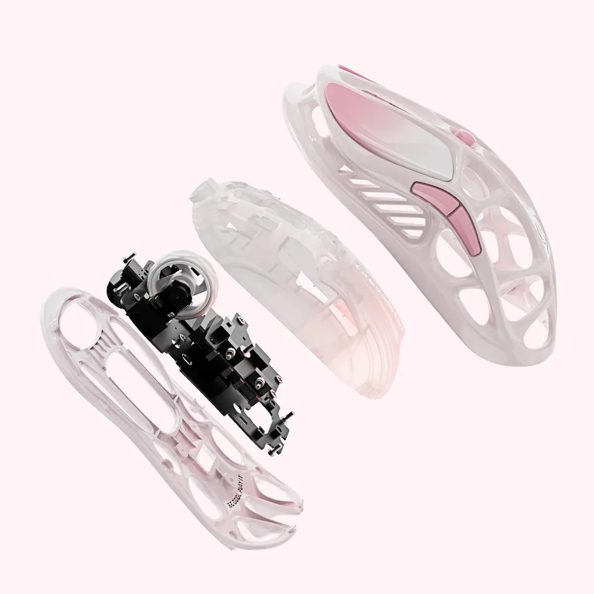 Mercury M1 Pro Special Edition Gaming Mouse - Sakura Pink - Image 8