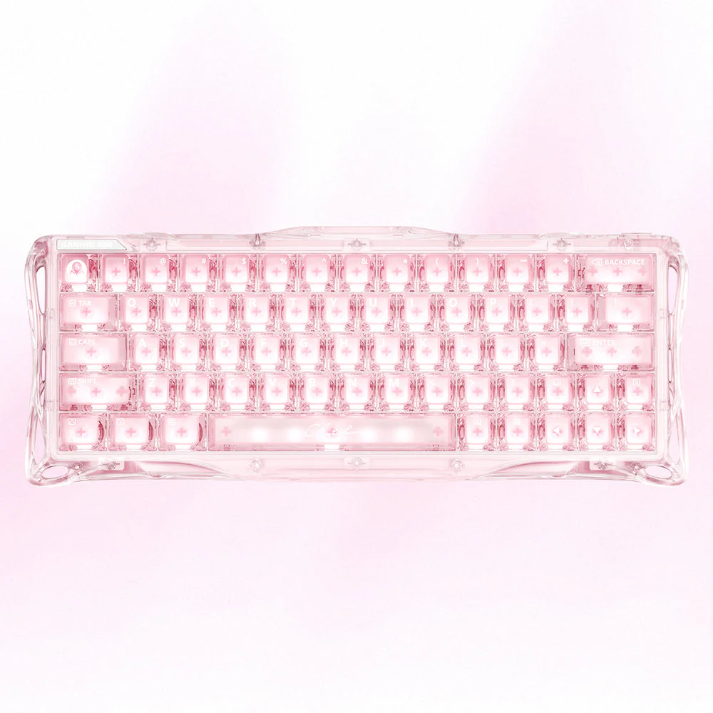 Mercury V60 HE Keyboard with 60% Layout - Crystal Rose - Image 7