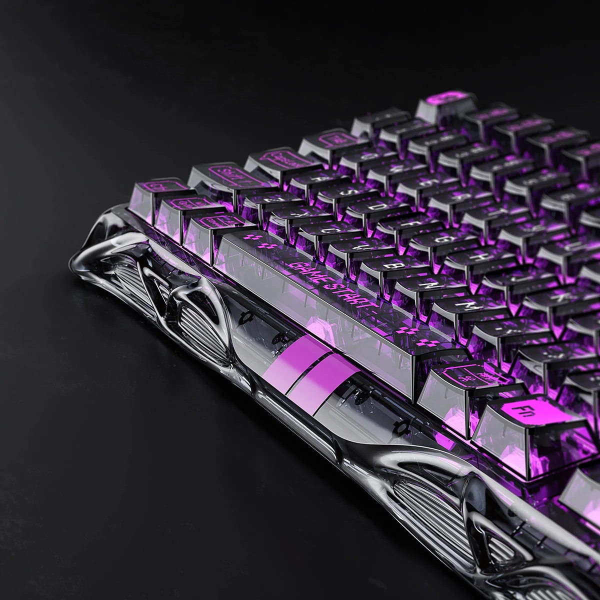Mercury V75 Lite Hall Effect Keyboard - Transparent Black [Open Box - Like New] - Image 3