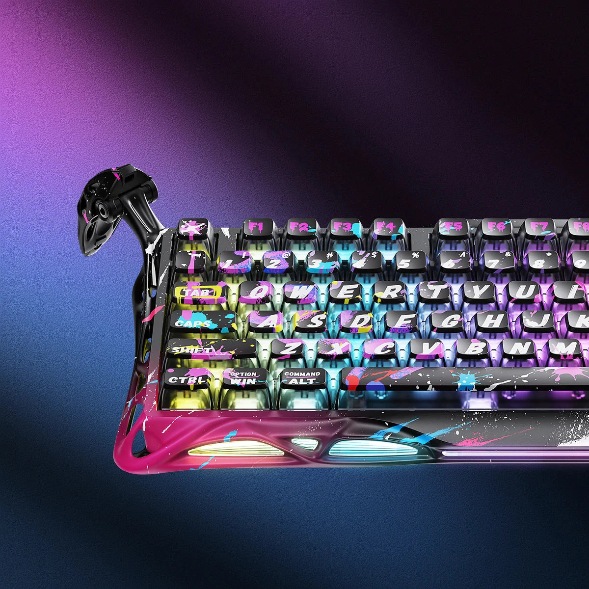 Mercury V75 Pro Hall Effect Keyboard Special Edition - Neon Graffiti - Image 6