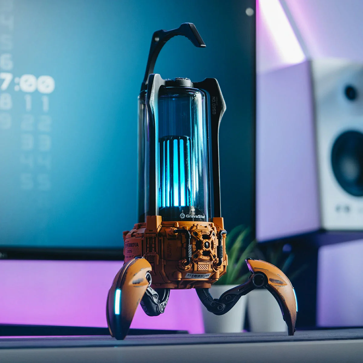 Supernova Bluetooth Speaker - War Damaged Yellow - Image 3